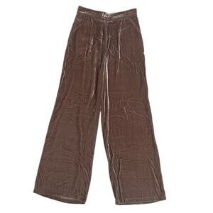 Isalis Velour Palazzo Pants